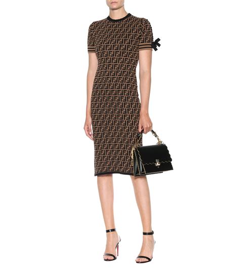 fendi dresses 2020|Fendi brown cotton dress.